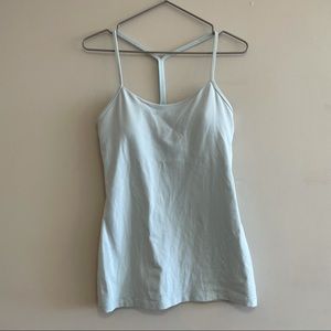 Lululemon Power Y Tank Top - Blue Racer Back Top